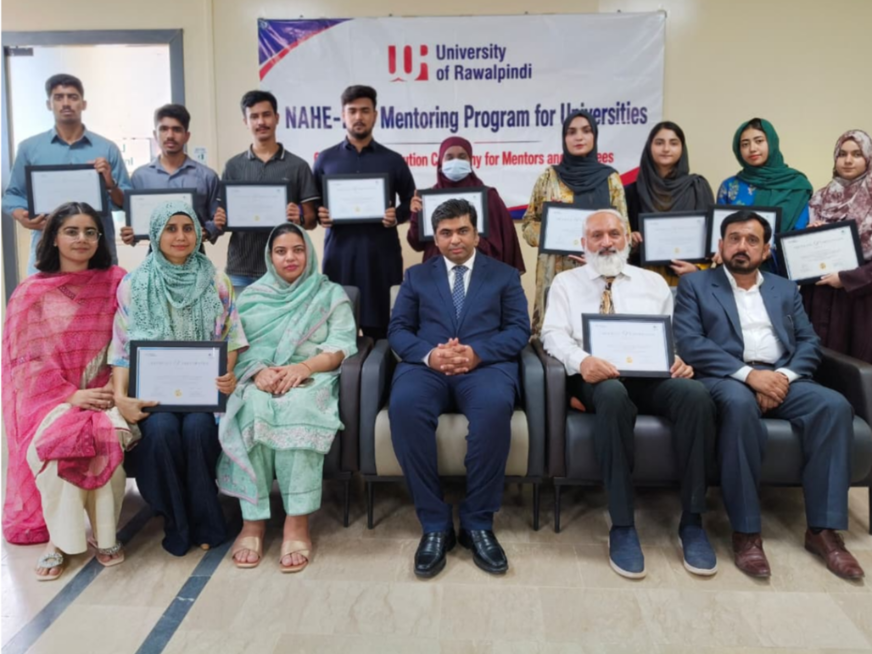 University of Rawalpindi Marks Successful Completion of HEC-NAHE Mentorship Program