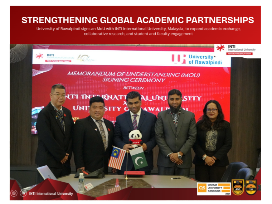 University of Rawalpindi Signs MoU with INTI International University, Malaysia